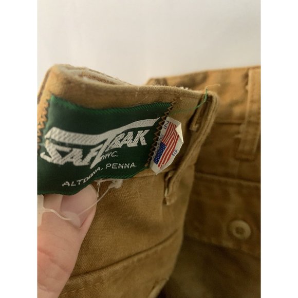 Safbak men’s Khaki 29x30 vtg hunting field work pants - Picture 3 of 6